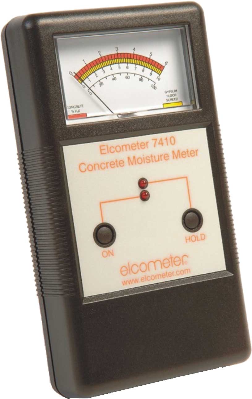 The Elcometer 7410 Concrete Moisture Meter