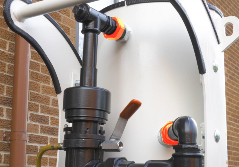 Elcometer 456 Separate Coating Thickness Gauge measuring steel on site