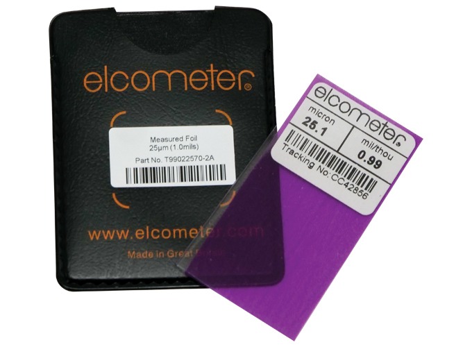 Elcometer 990精密標準フォイル(単品)