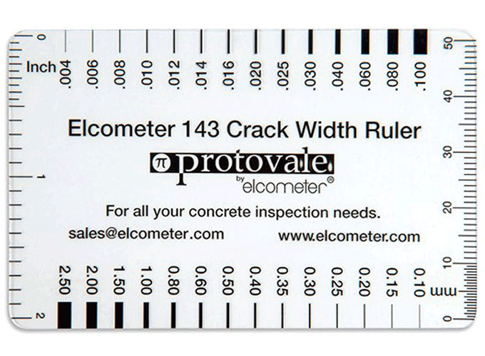 Crack Width Ruler