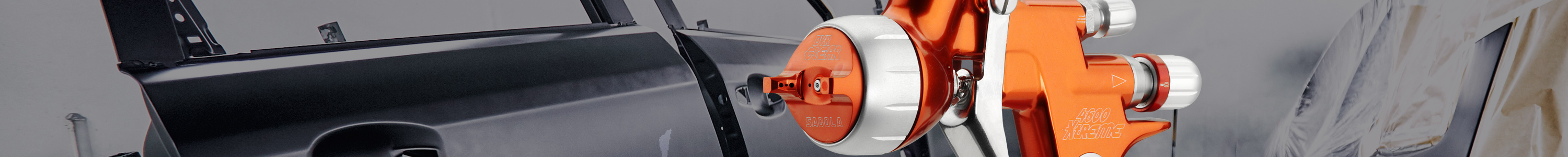 Sie erhalten die Materialübertragungsrate von HVLP in einer konventionellen Lackierpistole