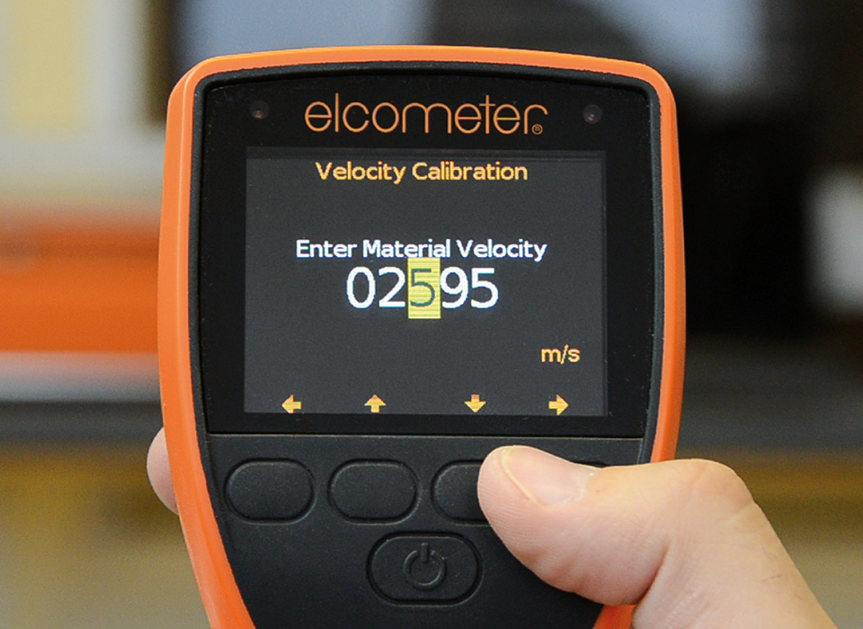 Elcometer 500 Coating Thickness Gauge - Velocity Calibration